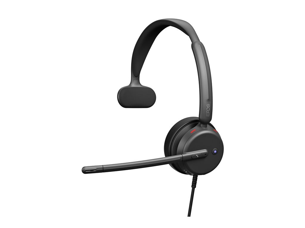 EPOS IMPACT 430t - Headset - on-ear - wired - USB-C, USB-A - black - Certified for Microsoft Teams