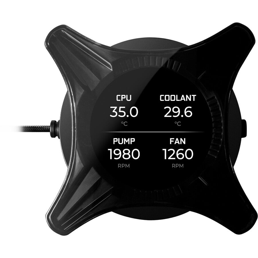 EVGA CLCx 360mm All-in-One LCD CPU Liquid Cooler, 3x 120mm PWM ARGB Fans, Intel, AMD, 5 YR Warranty, 400-HY-CX36-V1