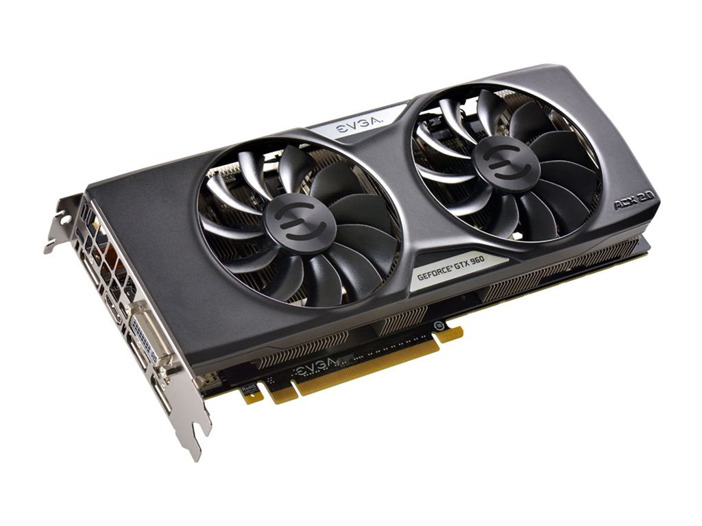 EVGA GeForce GTX 960 SuperSC ACX 2.0+ - Graphics card - GF GTX 960 - 4 GB GDDR5 - PCIe 3.0 - DVI, HDMI, 3 x DisplayPort 04G-P4-3966-KR