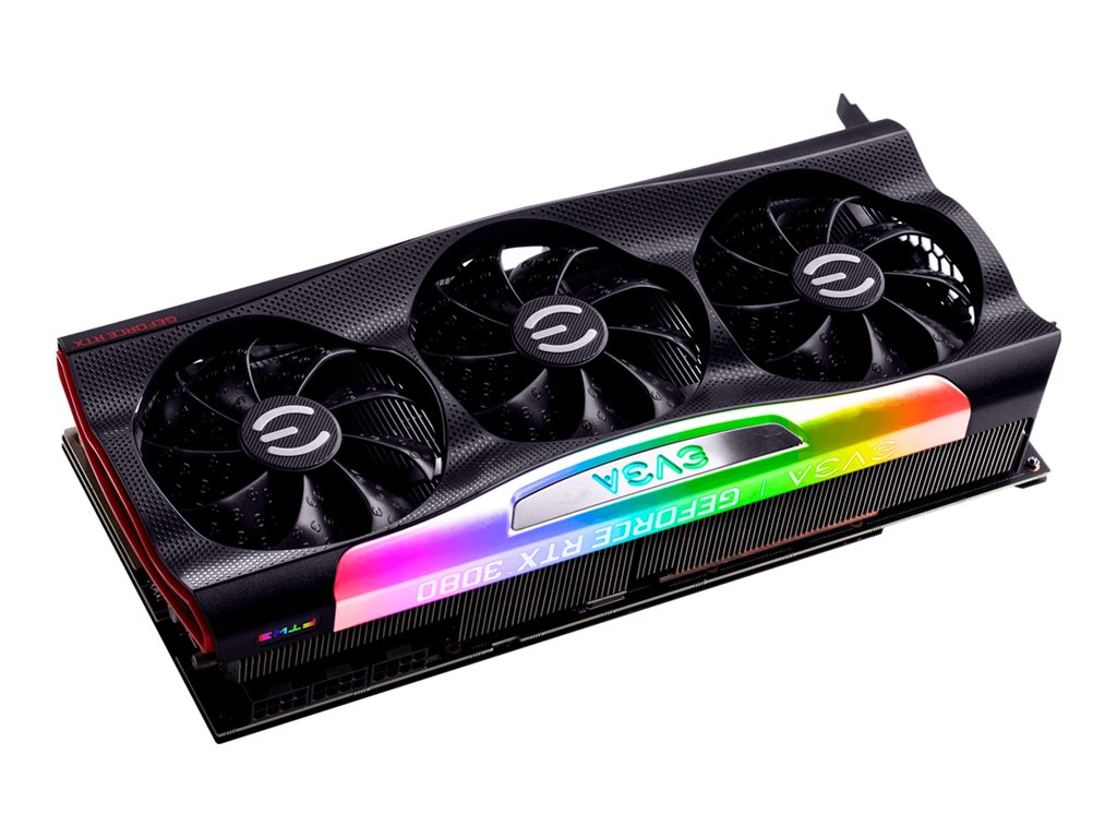 EVGA GeForce RTX 3080 FTW3 ULTRA GAMING - Graphics card - GF RTX 3080 - 10 GB GDDR6X - PCIe 4.0 x16 - HDMI, 3 x