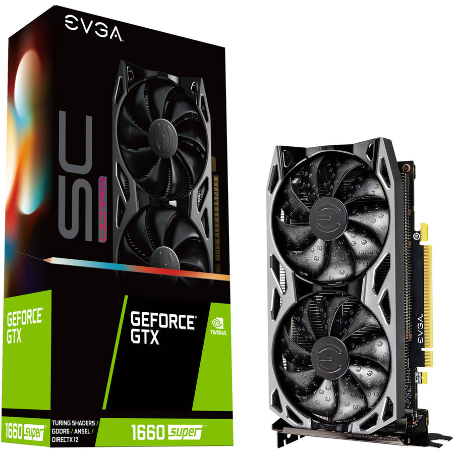 EVGA NVIDIA GeForce GTX 1660 SUPER Graphic Card - 6 GB GDDR6 06G-P4-1068-KR