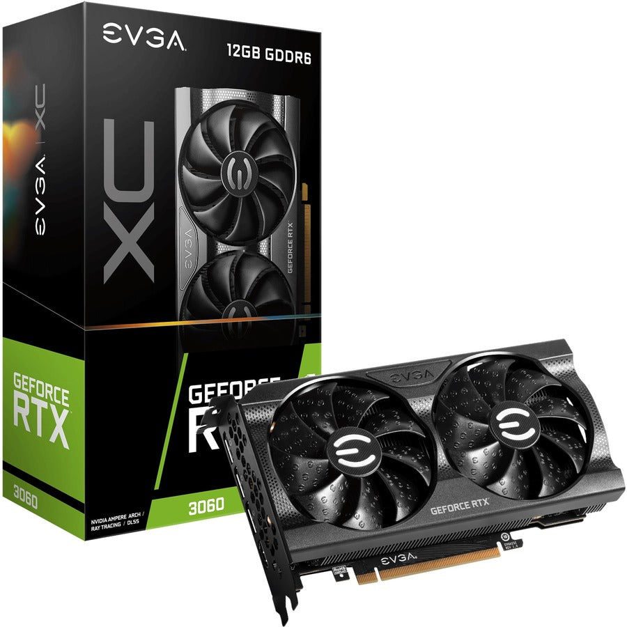 EVGA NVIDIA GeForce RTX 3060 XC Graphic Card - 12 GB GDDR6 12G-P5-3657-KR