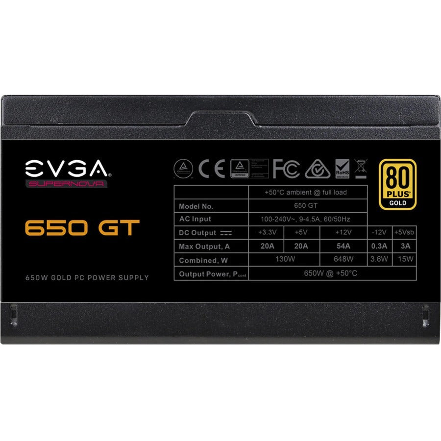 EVGA SuperNOVA 650 GT Power Supply 220-GT-0650-Y1