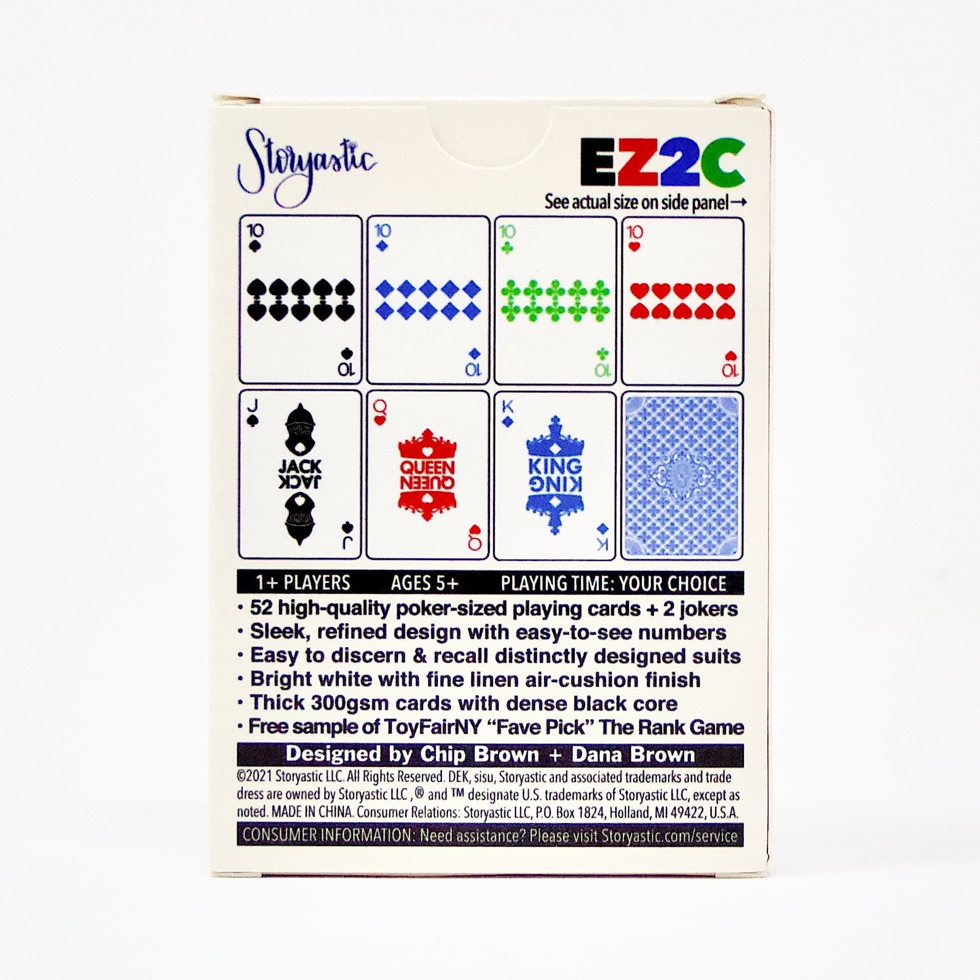EZ2C (Easy to See) Playing Cards – Readable Font