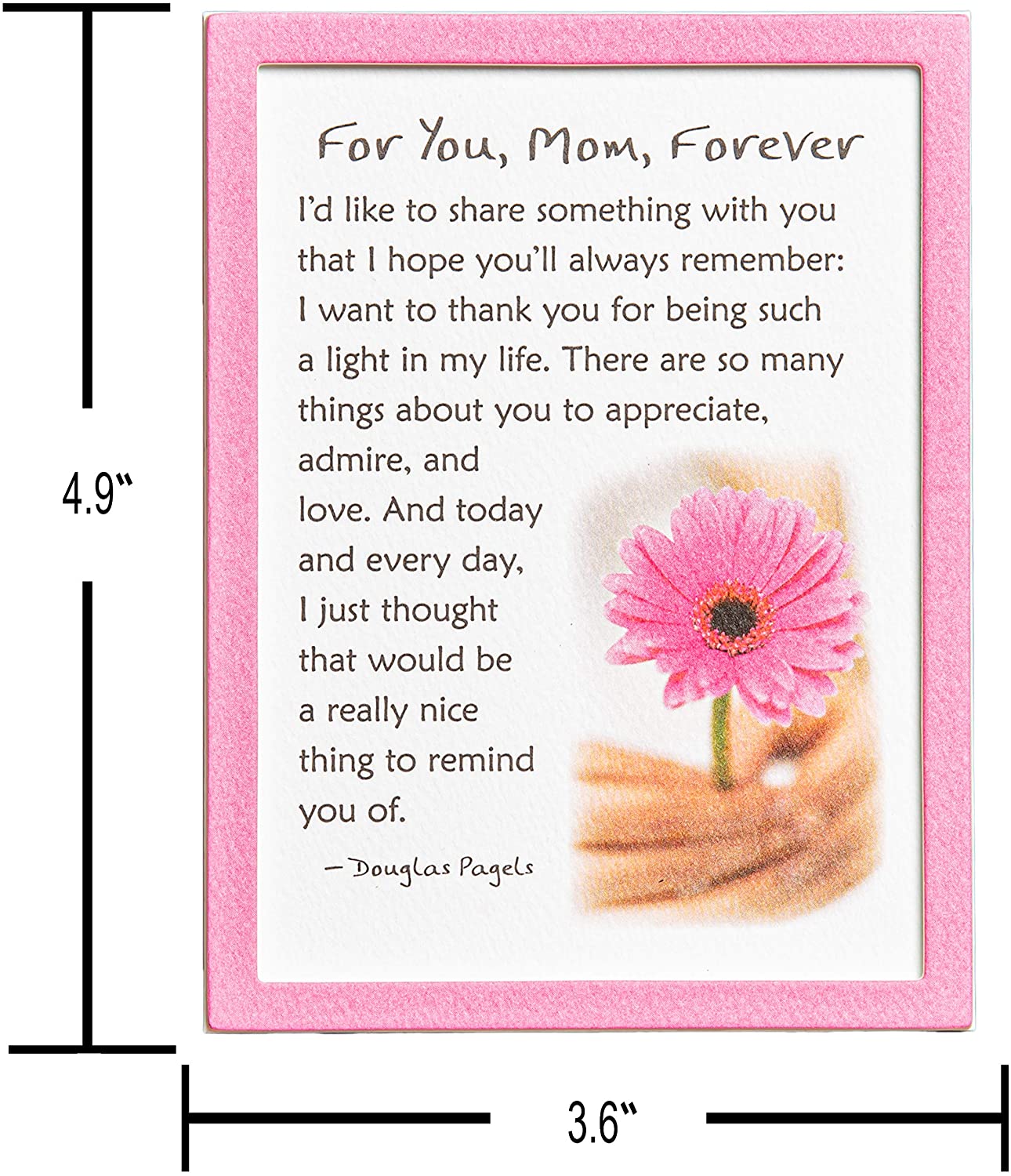 Easel-back Print with Magnet - For You, Mom, Forever
