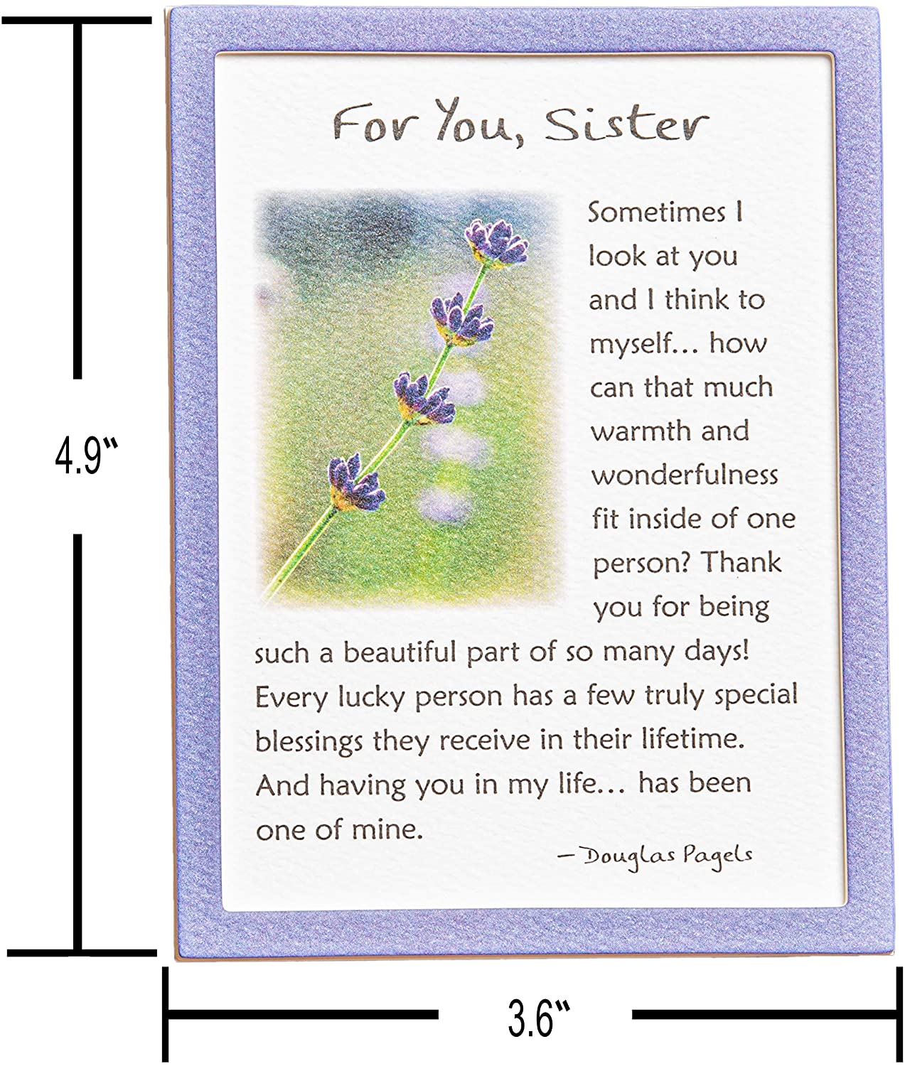 Easel-back Print with Magnet - Foy you, Sister