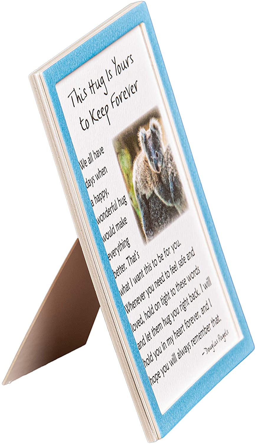 Easel-back Print with Magnet - This Hug is Yours to Keep Forever