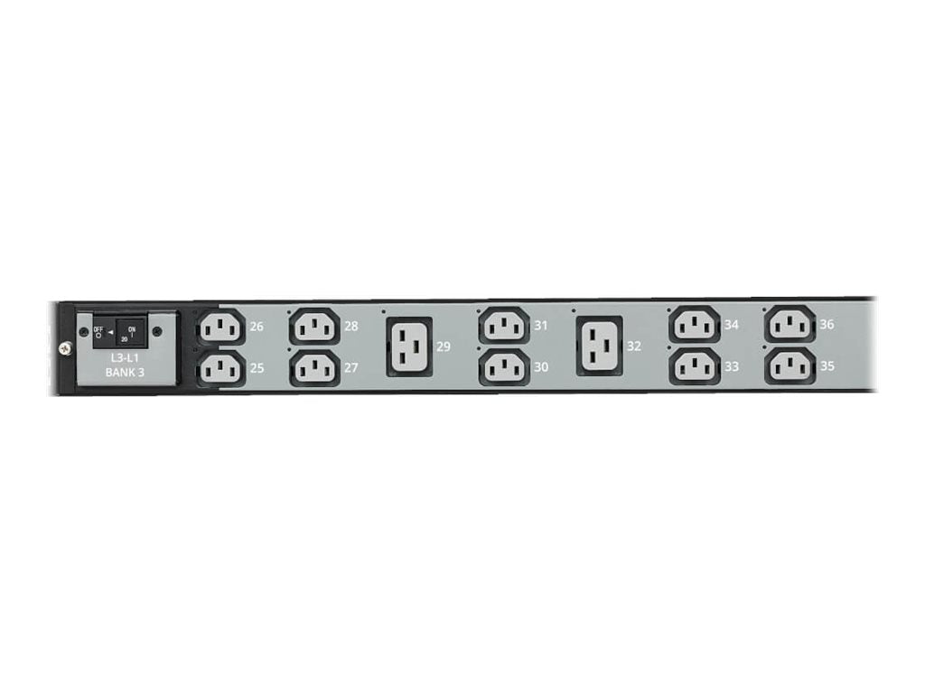 Eaton 8.6kW 200-240V 3-Phase IsoBreaker Managed PDU - Gigabit, 36 Outlets, L21-30P Input, PDU3EVSR1L2130