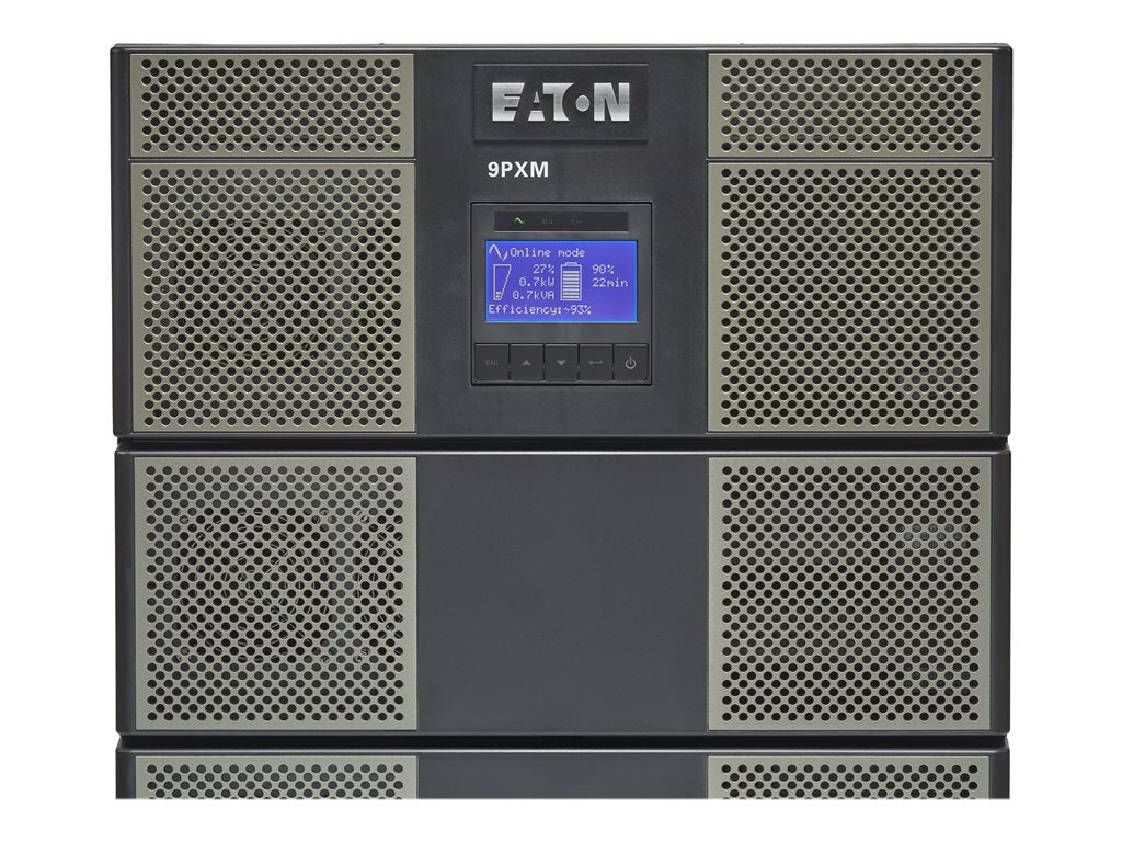 Eaton 9PXM 12-slot cabinet - Power array cabinet (rack-mountable / external) - output connectors: 10 - 21U - black,