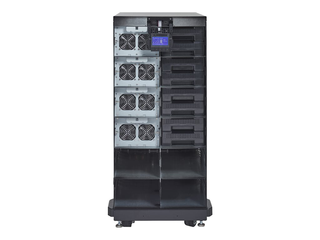 Eaton 9PXM 12-slot cabinet - Power array cabinet (rack-mountable / external) - output connectors: 10 - 21U - black, silver - 9PXM12FFFFJ