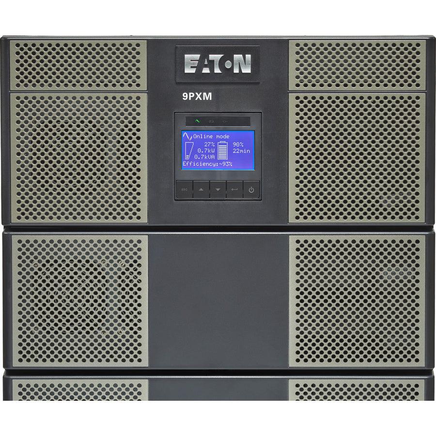 Eaton 9Pxm Ups 12 Kva Scalable To 20 Kva (N+1), Hardwired Input, Outputs: (4) 5-20R, (2) L6-30R, (2) L6-20R, (2) L14-30R, 208-240V, Rack/Tower, 21U