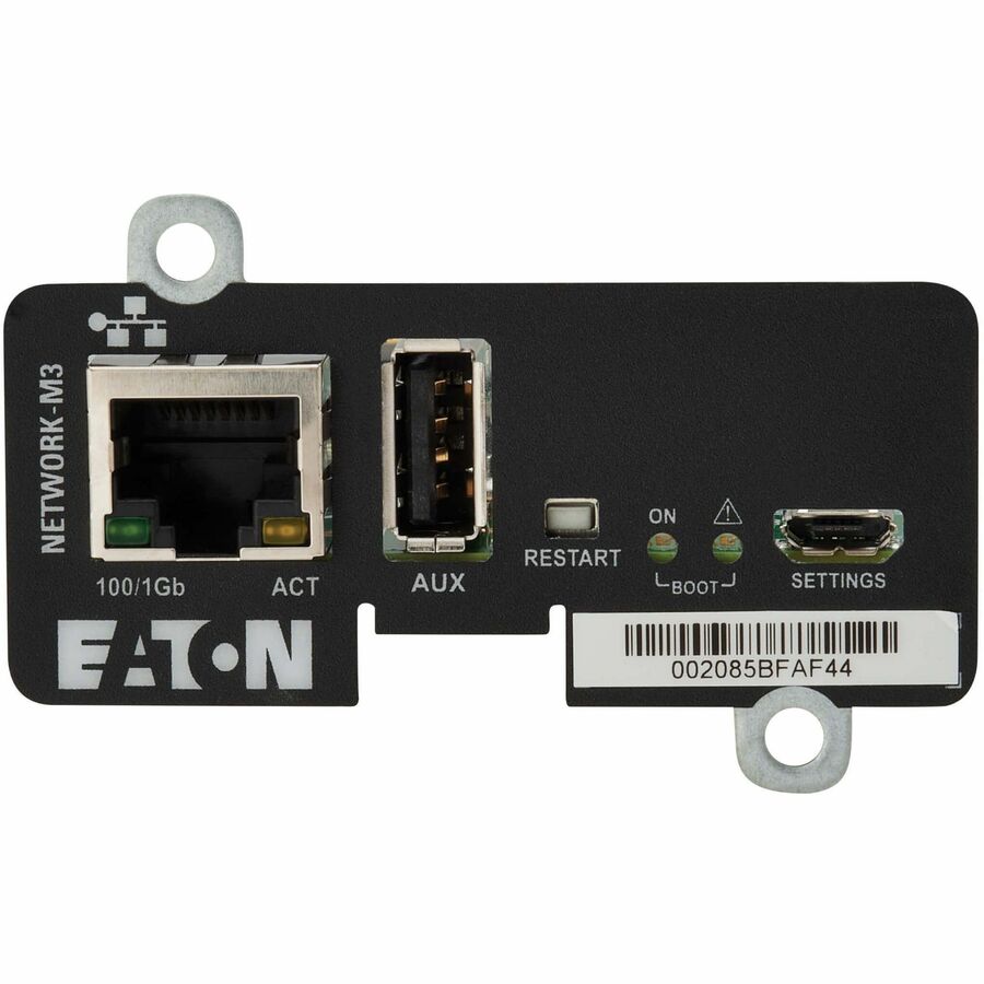Eaton Cybersecure Gigabit NETWORK-M3 Card for UPS and PDU, UL 2900-1 and IEC 62443-4-2