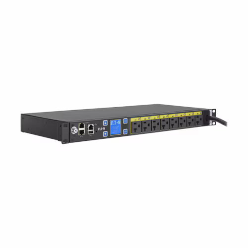 Eaton Managed Rack PDU 1U 120V Single-Phase - 5-20P L5-20P Power Distribution Unit | EMAT09-10