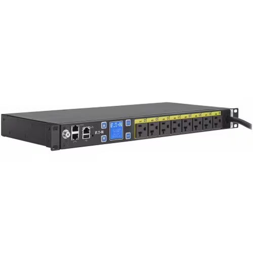 Eaton Managed Rack PDU 1U 120V Single-Phase - 5-20P L5-20P Power Distribution Unit | EMAT09-10