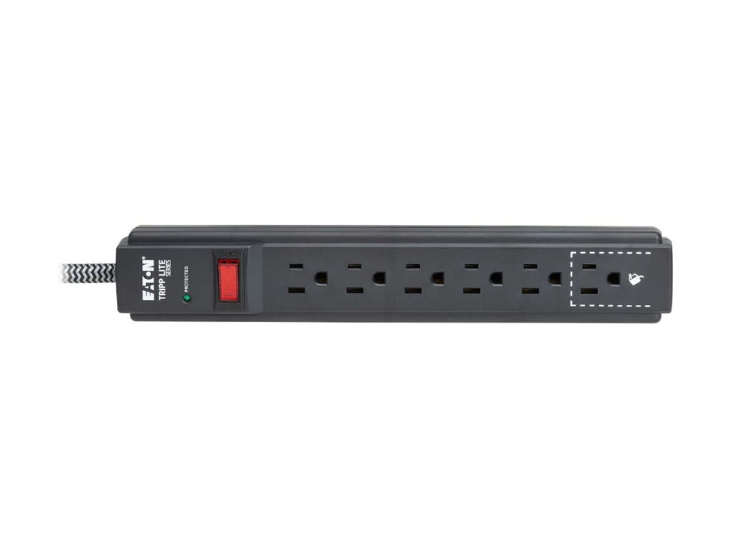 Eaton Protect It 6-Outlet Surge Protector 1200 Joules for Home Office