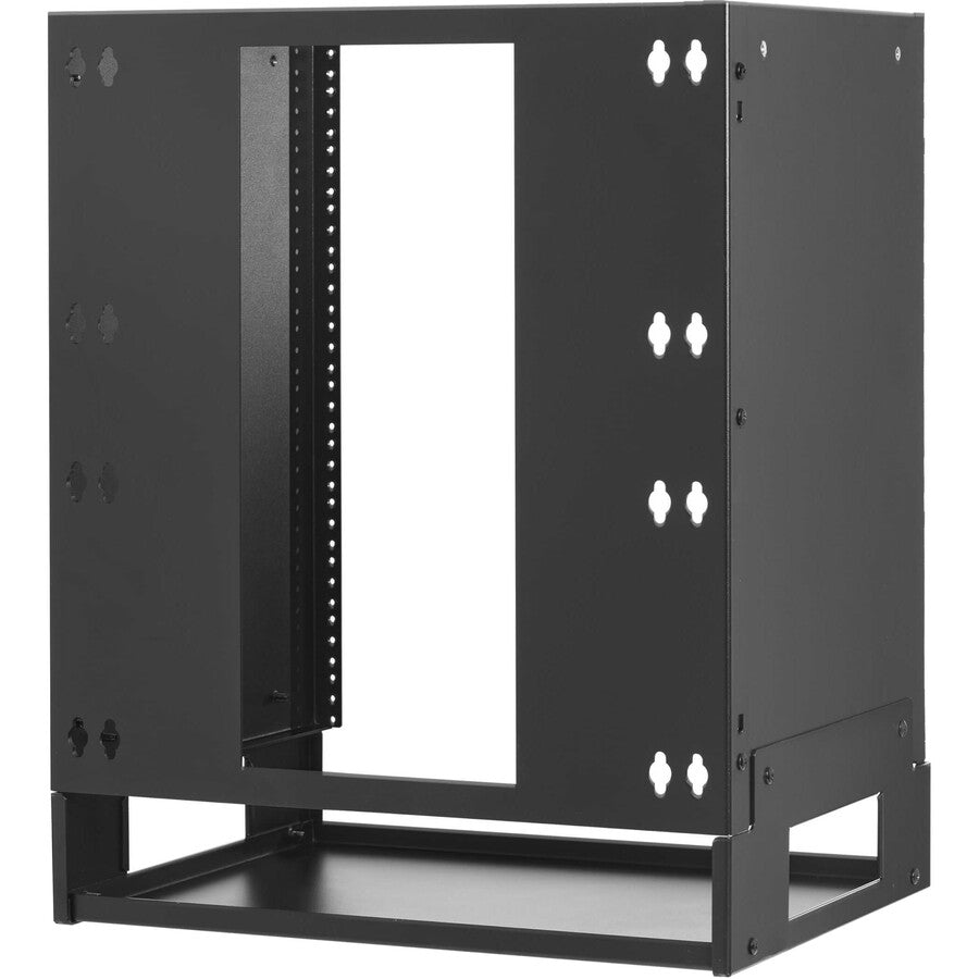 Eaton Tripp Lite Series 12U Wall-Mount Bracket with Shelf for Small Switches and Patch Panels, Hinged SRWO12UBRKTSHEL