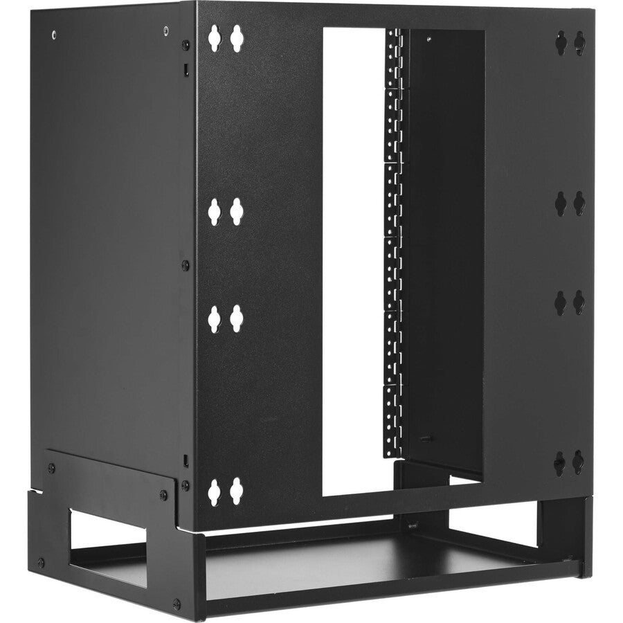 Eaton Tripp Lite Series 12U Wall-Mount Bracket with Shelf for Small Switches and Patch Panels, Hinged SRWO12UBRKTSHEL