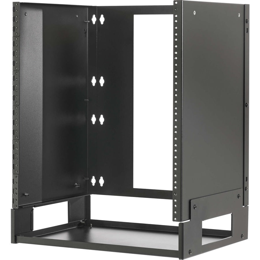 Eaton Tripp Lite Series 12U Wall-Mount Bracket with Shelf for Small Switches and Patch Panels, Hinged SRWO12UBRKTSHEL