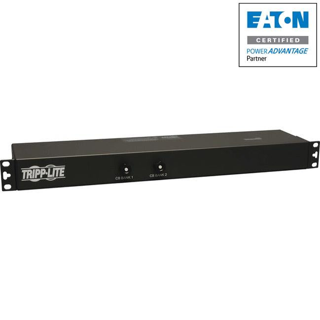 Eaton Tripp Lite Series 2.9kW Single-Phase Basic PDU with ISOBAR Surge Protection, 120V, 3840 Joules, 12 NEMA 5-15/20R Outlets, L5-30P Input, 15 ft. Cord, 1U Rack-Mount, TAA PDUH30-ISO