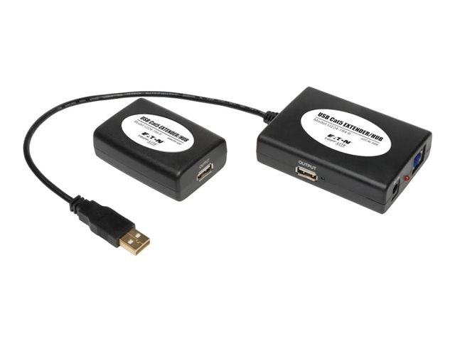 Eaton Tripp Lite Series 4-Port USB 2.0 USB over Cat5 Hub with 3 local Ports and 1 Remote Port, TAA U224-1R4-R