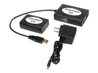 Eaton Tripp Lite Series 4-Port USB 2.0 USB over Cat5 Hub with 3 local Ports and 1 Remote Port, TAA U224-1R4-R
