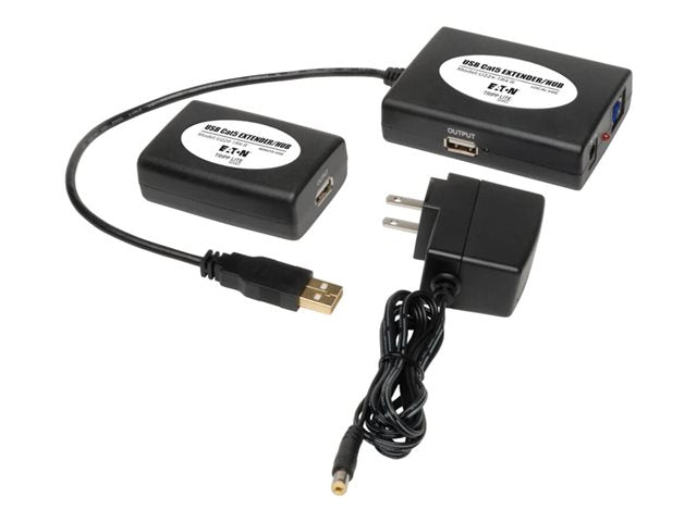 Eaton Tripp Lite Series 4-Port USB 2.0 USB over Cat5 Hub with 3 local Ports and 1 Remote Port, TAA U224-1R4-R