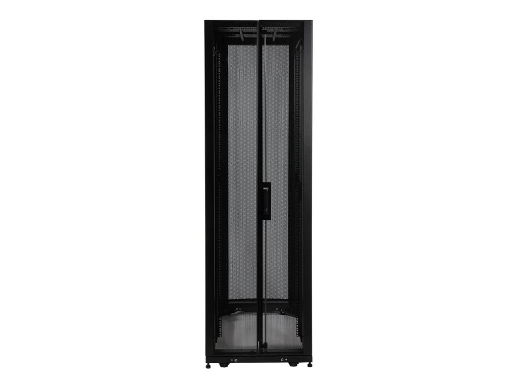 Eaton Tripp Lite Series 42U Rack Enclosure Server Cabinet Knock-Down w/ Doors & Sides - Rack cabinet - black - 42U - 19",Eaton SR42UBND