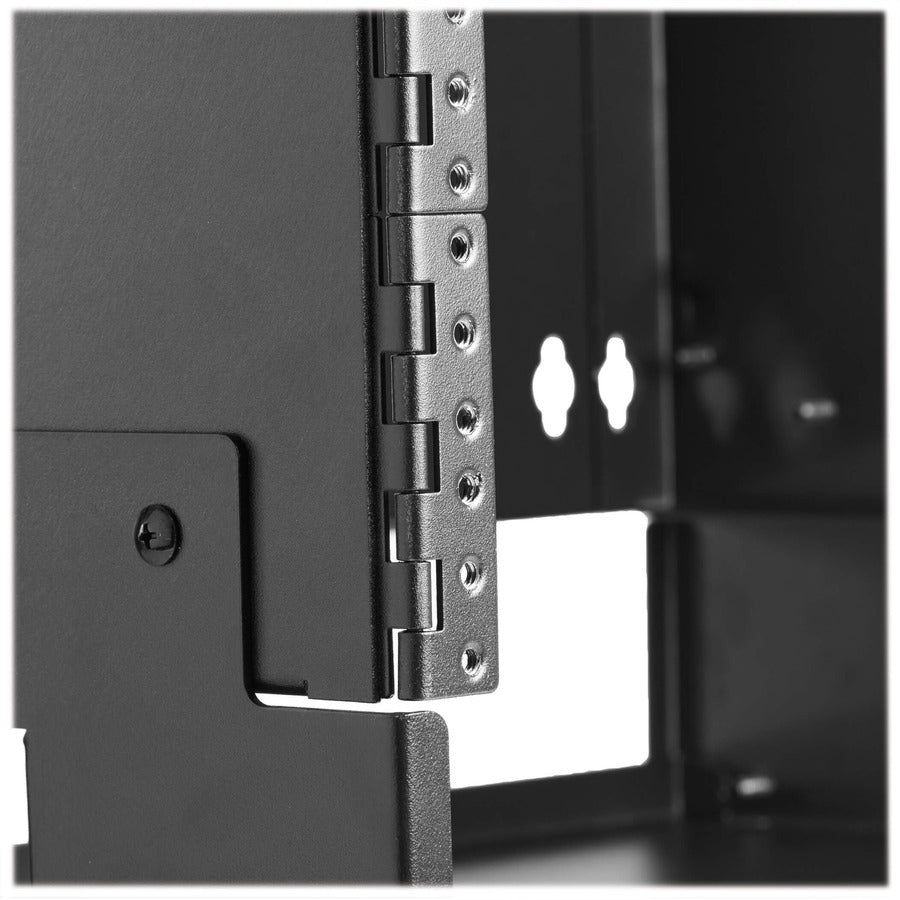 Eaton Tripp Lite Series 8U Wall-Mount Bracket with Shelf for Small Switches and Patch Panels, Hinged SRWO8UBRKTSHELF