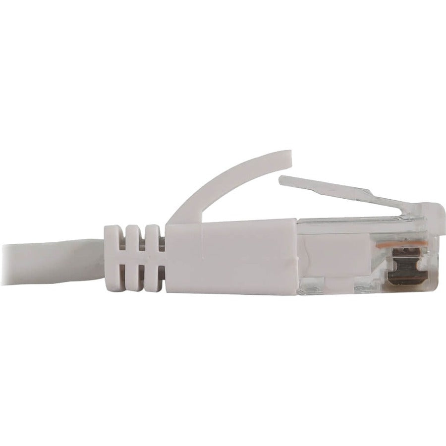 Eaton Tripp Lite Series Cat6a 10G Snagless Molded Slim UTP Ethernet Cable (RJ45 M/M), PoE, White, 2 ft. (0.6 m) N261-S02-WH