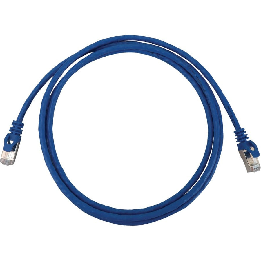 Eaton Tripp Lite Series Cat6a 10G Snagless Shielded Slim STP Ethernet Cable (RJ45 M/M), N262-S06-BL