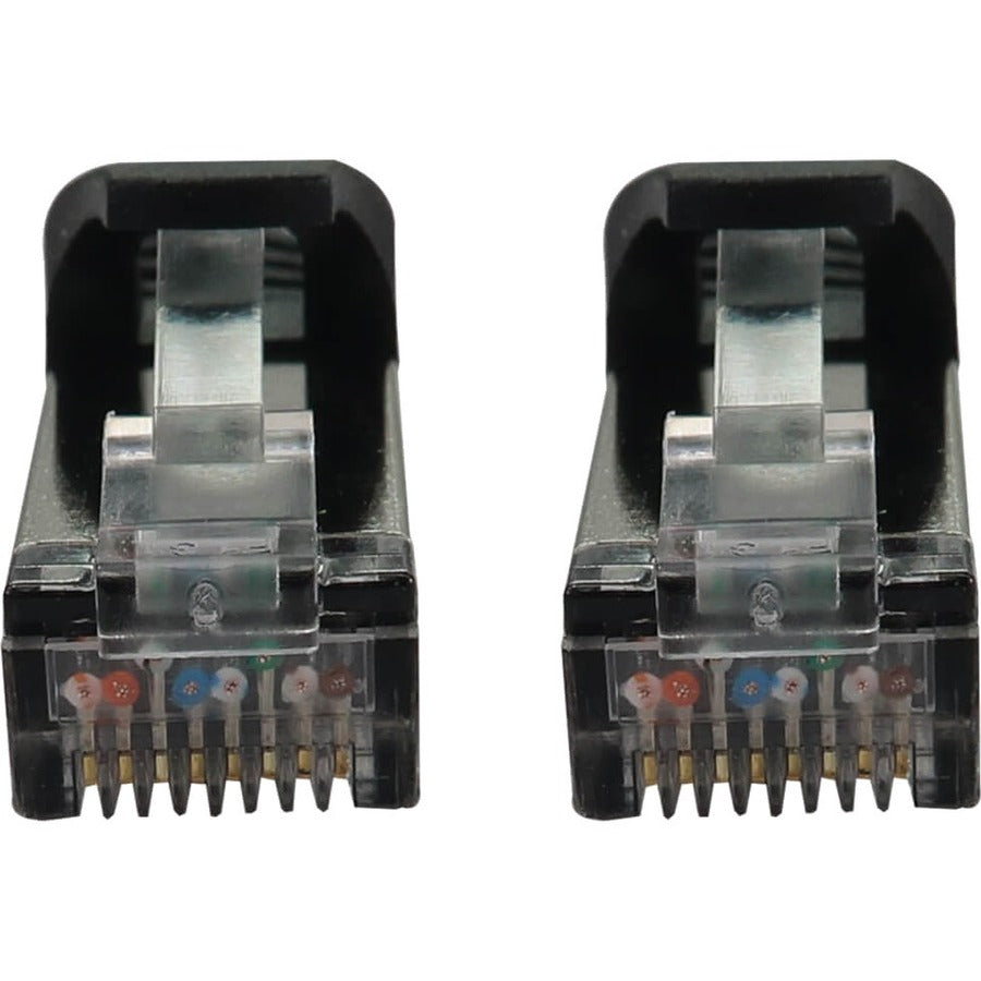 Eaton Tripp Lite Series Cat6a 10G Snagless Shielded Slim STP Ethernet Cable (RJ45 M/M), PoE, Black, 5 ft. (1.5 m) N262-S05-BK