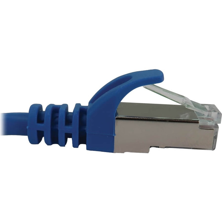 Eaton Tripp Lite Series Cat6a 10G Snagless Shielded Slim STP Ethernet Cable (RJ45 M/M), PoE, Blue, 5 ft. (1.5 m) N262-S05-BL