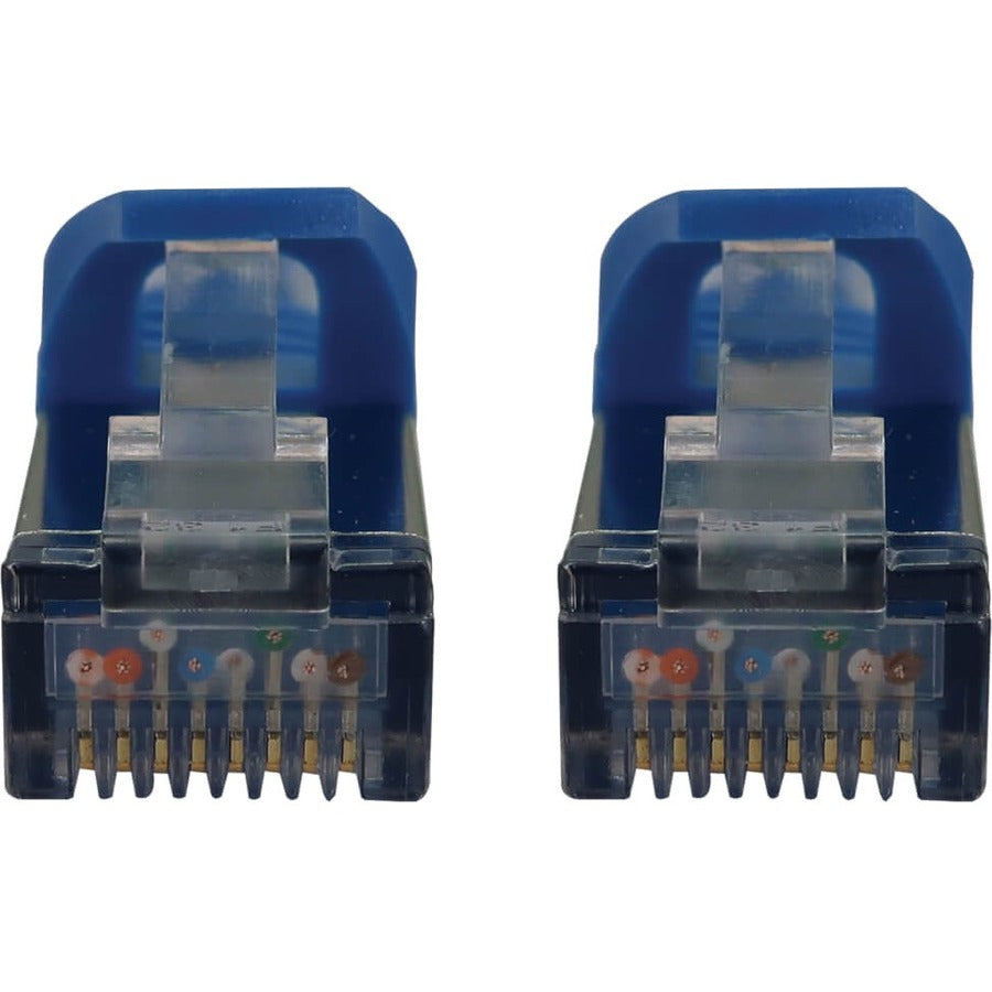 Eaton Tripp Lite Series Cat6a 10G Snagless Shielded Slim STP Ethernet Cable (RJ45 M/M), PoE, Blue, 5 ft. (1.5 m) N262-S05-BL
