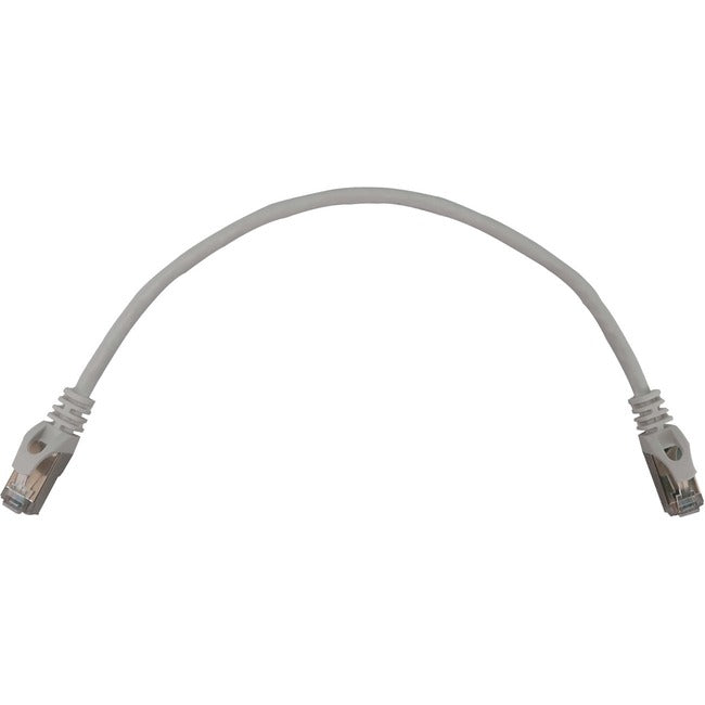 Eaton Tripp Lite Series Cat6a 10G Snagless Shielded Slim STP Ethernet Cable (RJ45 M/M), PoE, White, 1 ft. (0.3 m) N262-S01-WH