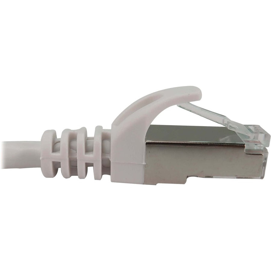 Eaton Tripp Lite Series Cat6a 10G Snagless Shielded Slim STP Ethernet Cable (RJ45 M/M), PoE, White, 10 ft. (3.1 m) N262-S10-WH