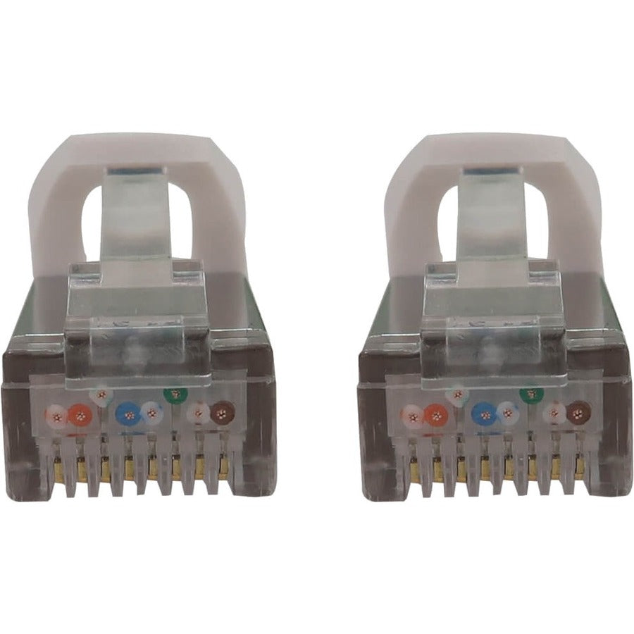 Eaton Tripp Lite Series Cat6a 10G Snagless Shielded Slim STP Ethernet Cable (RJ45 M/M), PoE, White, 5 ft. (1.5 m) N262-S05-WH