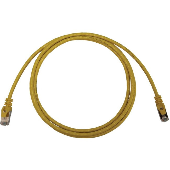 Eaton Tripp Lite Series Cat6a 10G Snagless Shielded Slim STP Ethernet Cable (RJ45 M/M), PoE, Yellow, 5 ft. (1.5 m) N262-S05-YW