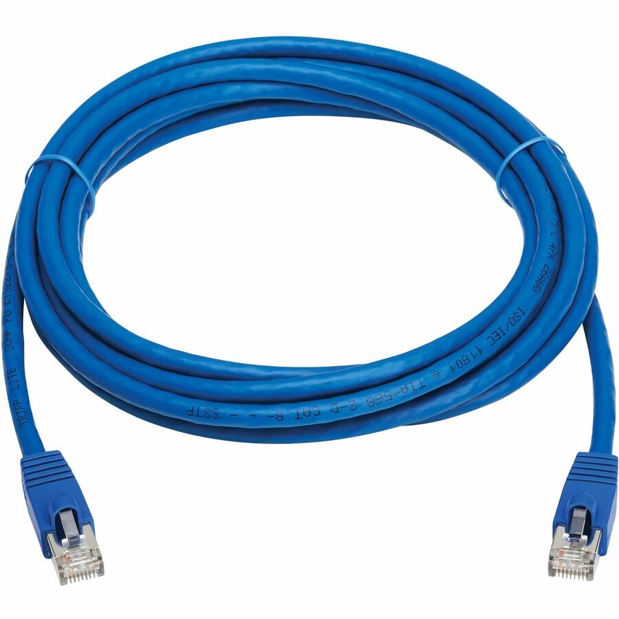 Eaton Tripp Lite Series Cat8 40G Snagless SSTP Ethernet Cable (RJ45 M/M), PoE, Blue, 12 N272-F12-BL