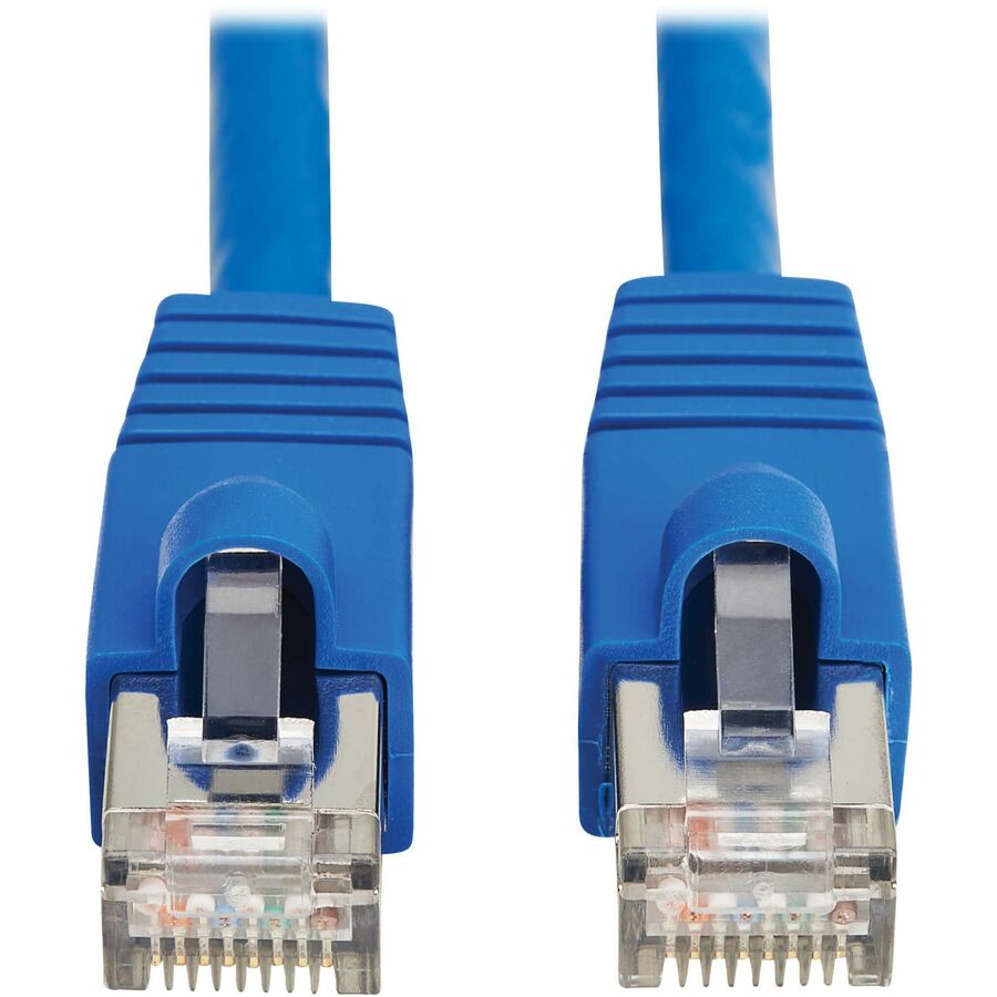 Eaton Tripp Lite Series Cat8 40G Snagless SSTP Ethernet Cable (RJ45 M/M), PoE, Blue, 7 ft. N272-F07-BL