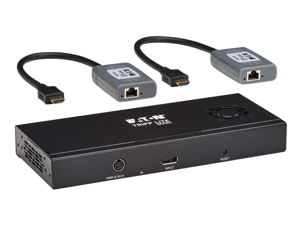 Eaton Tripp Lite Series DisplayPort to HDMI 2-Port Multi-Monitor Splitter/Extender Kit 8K/4K 60Hz DP 1.4 TAA - Video/audio extender B156E-002-H8K-K