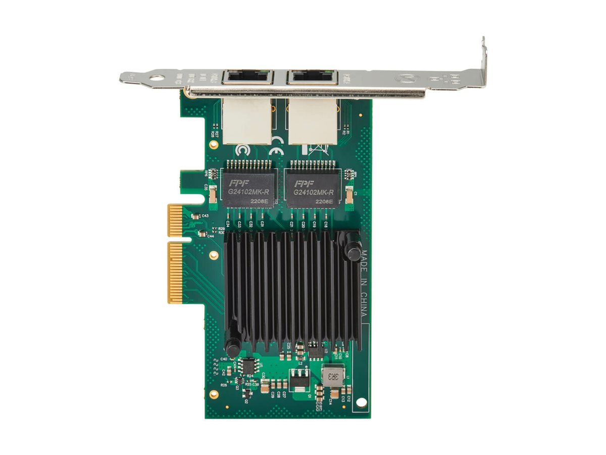 Eaton Tripp Lite Series Gigabit Ethernet PCI Express (PCIe x4) Network Interface Card 2-Port (NIC) I350-T2 - Network adapter PCE-1G-02-NIC