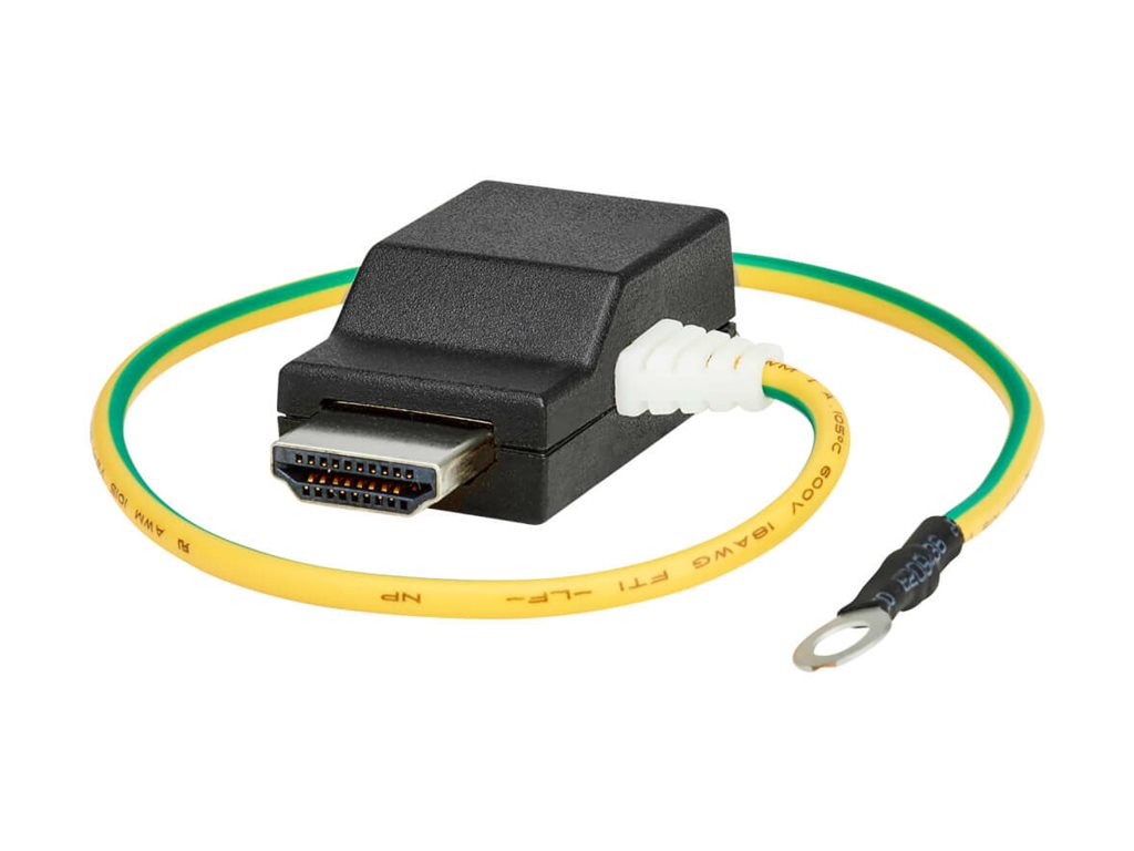 Eaton Tripp Lite Series In-Line HDMI Surge Protector - 4K 60 Hz, HDCP, IEC Compliant, TAA - Surge protector - output connectors: B110-SP-HDMI-1