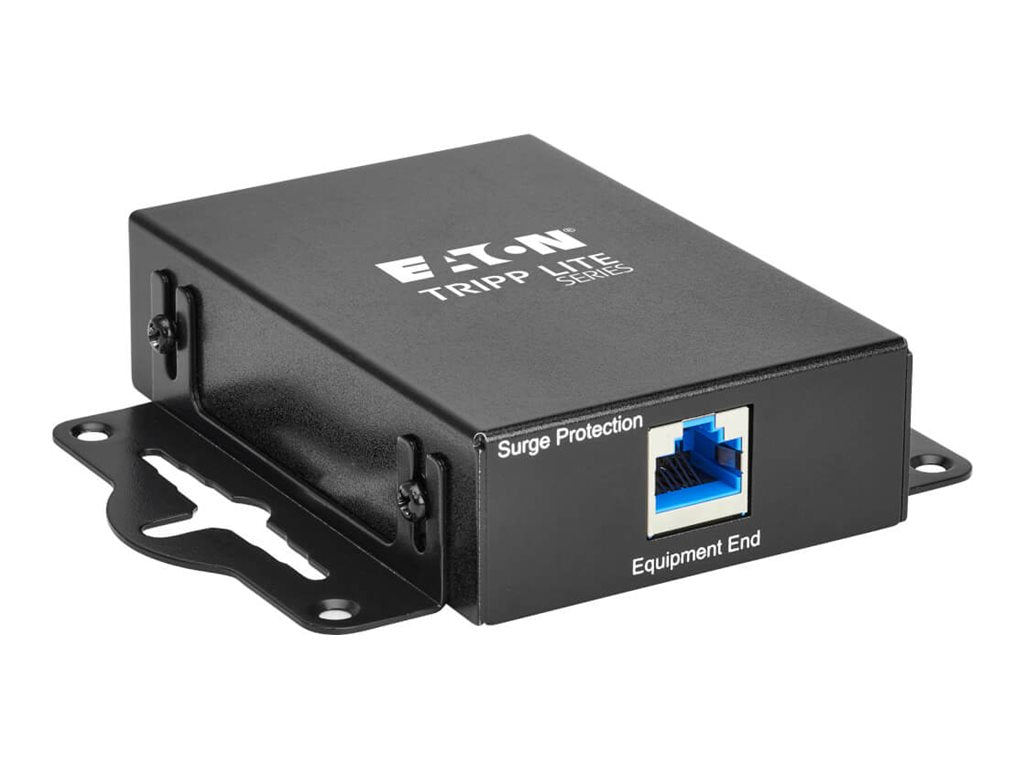 Eaton Tripp Lite Series In-Line PoE Surge Protector - 1 Gbps, IEC Compliant, TAA - PoE surge protector - output connectors: 1 B110-SP-POE-1
