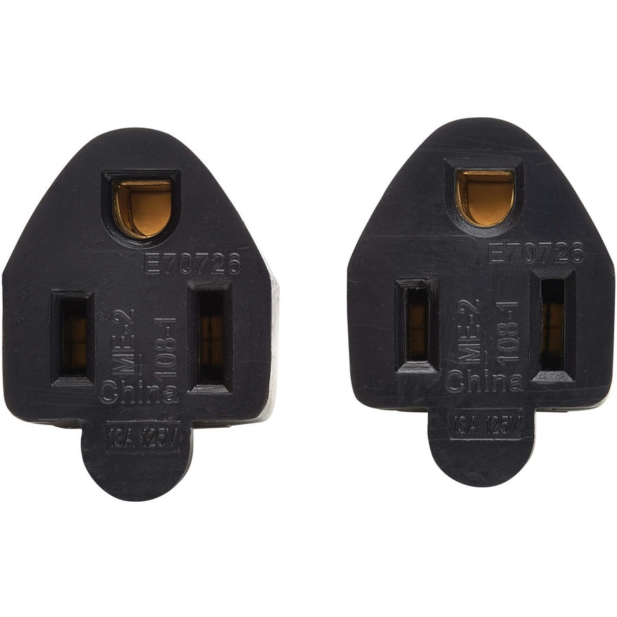 Eaton Tripp Lite Series Power Cord Y Splitter, C14 to 2x NEMA 5-15R - 13A, 125V, 16 AWG, 18 in. (46 cm), Black P002-18N-2R
