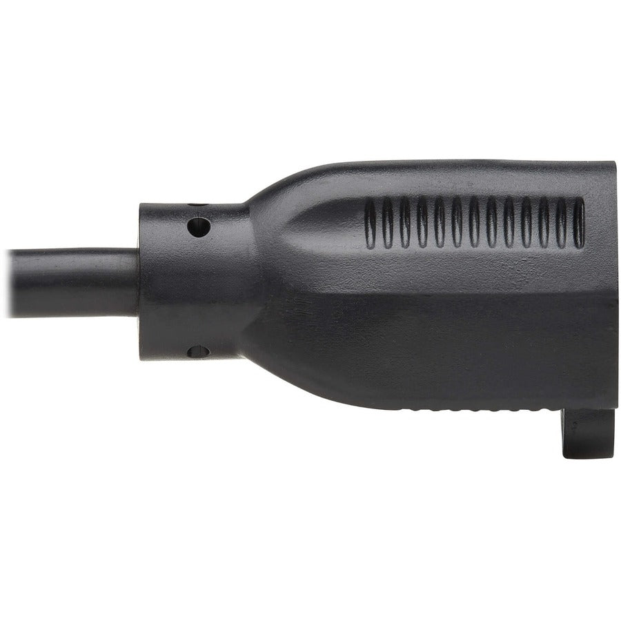 Eaton Tripp Lite Series Power Extension Cord, Right-Angle NEMA 5-15P to NEMA 5-15R - 13A, 120V, 16 AWG, 15 ft. (4.6 m), Black P022-015-13A15D