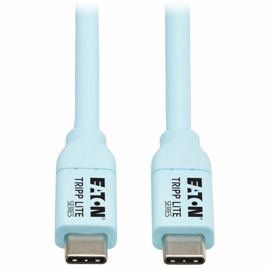 Eaton Tripp Lite Series Safe-IT USB-C Cable (M/M), Antibacterial, Ultra Flexible, 240W PD U040AB-006CS5LB