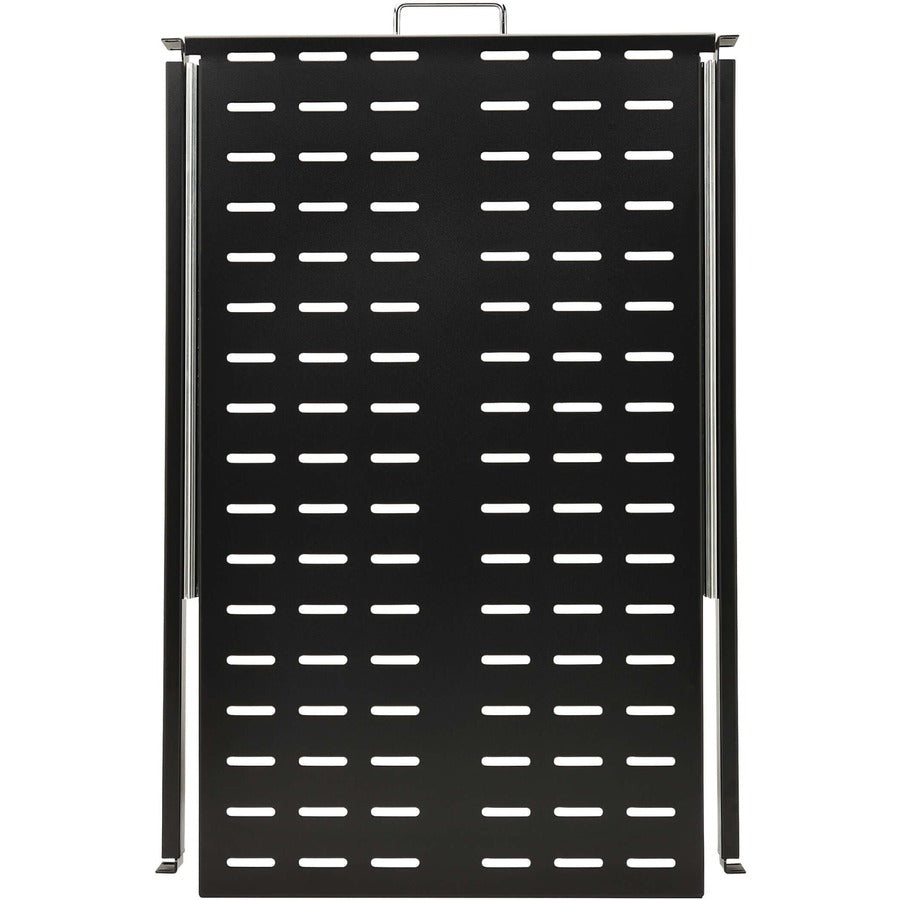 Eaton Tripp Lite Series SmartRack Sliding Steel Rack Shelf - 1U, Vented, 28.3 in. Deep, Holds up to 50 lb. (23 kg) SRSHELF4PSLVENT
