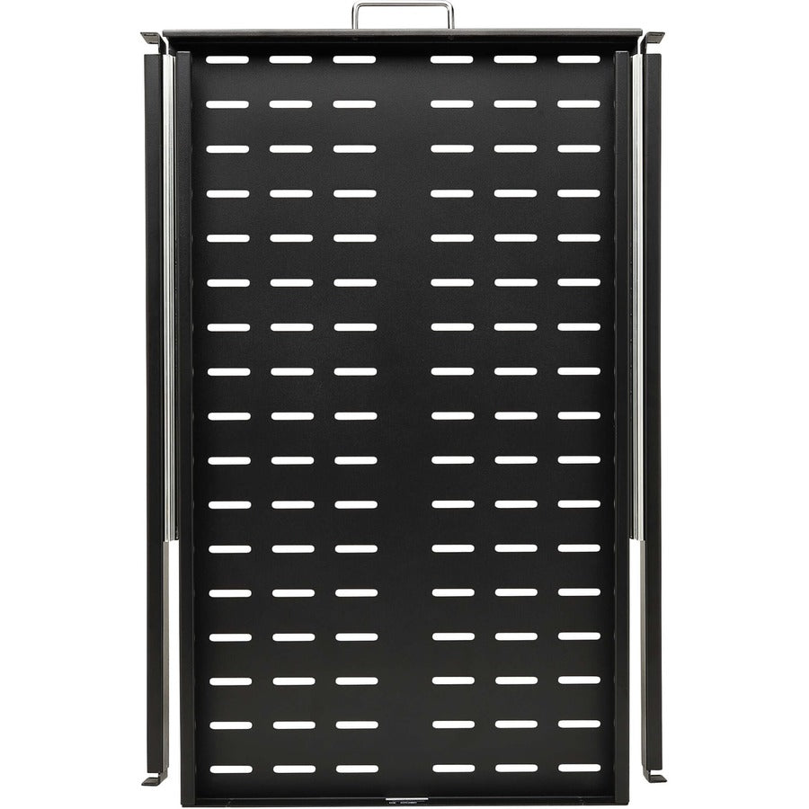 Eaton Tripp Lite Series SmartRack Sliding Steel Rack Shelf - 1U, Vented, 28.3 in. Deep, Holds up to 50 lb. (23 kg) SRSHELF4PSLVENT