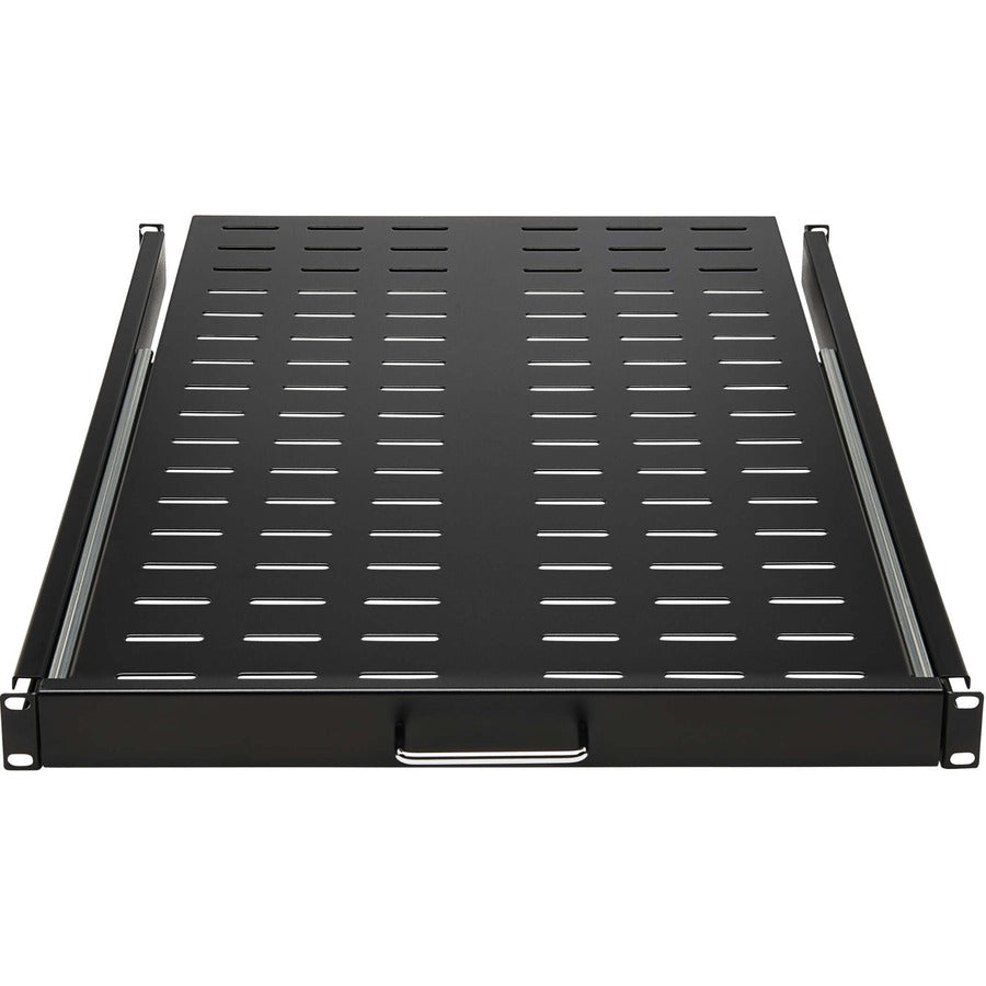 Eaton Tripp Lite Series SmartRack Sliding Steel Rack Shelf - 1U, Vented, 28.3 in. Deep, Holds up to 50 lb. (23 kg) SRSHELF4PSLVENT