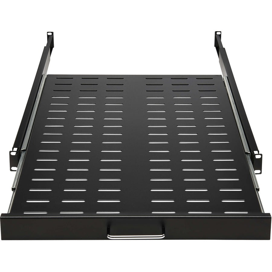 Eaton Tripp Lite Series SmartRack Sliding Steel Rack Shelf - 1U, Vented, 28.3 in. Deep, Holds up to 50 lb. (23 kg) SRSHELF4PSLVENT